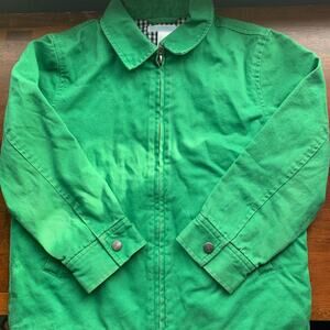 Green janie and jack cotton jacket